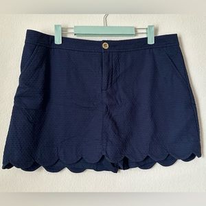 Lilly Pulitzer Collette Scalloped Hem Skort